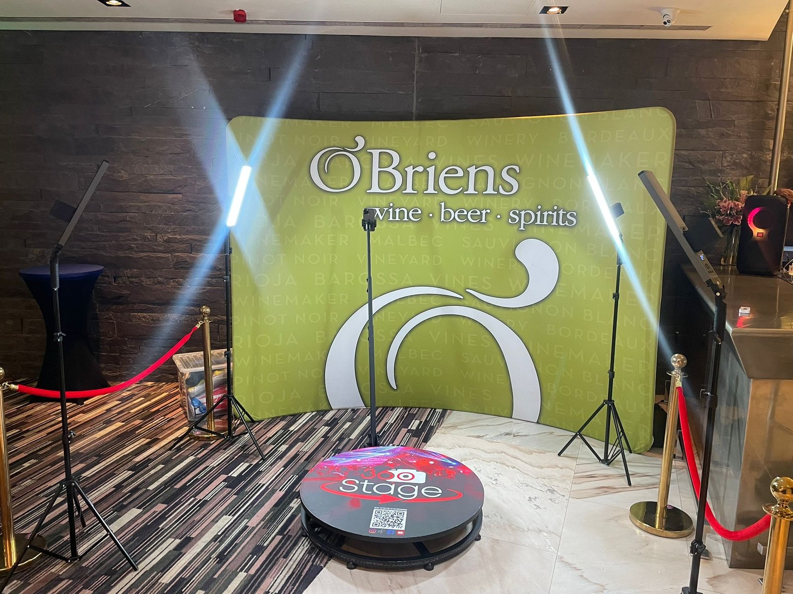 360 Stage corporate 360 Photo Booth experience