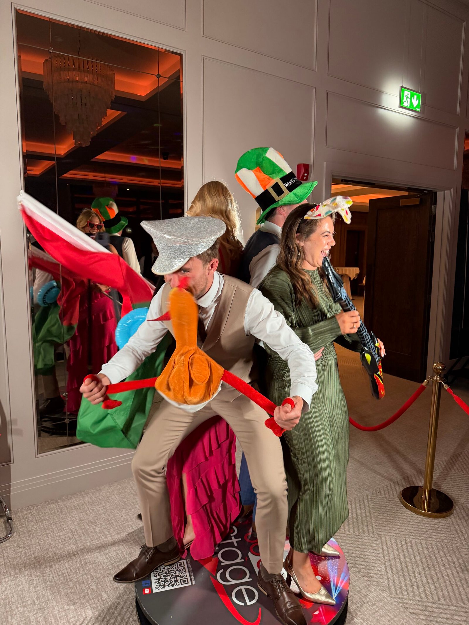360 Stage 360 Photo Booth at an event